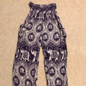 Elephant linen pants